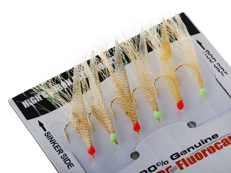 Hayabusa EX120 XFlasher Gold Sabiki Rig Size 10