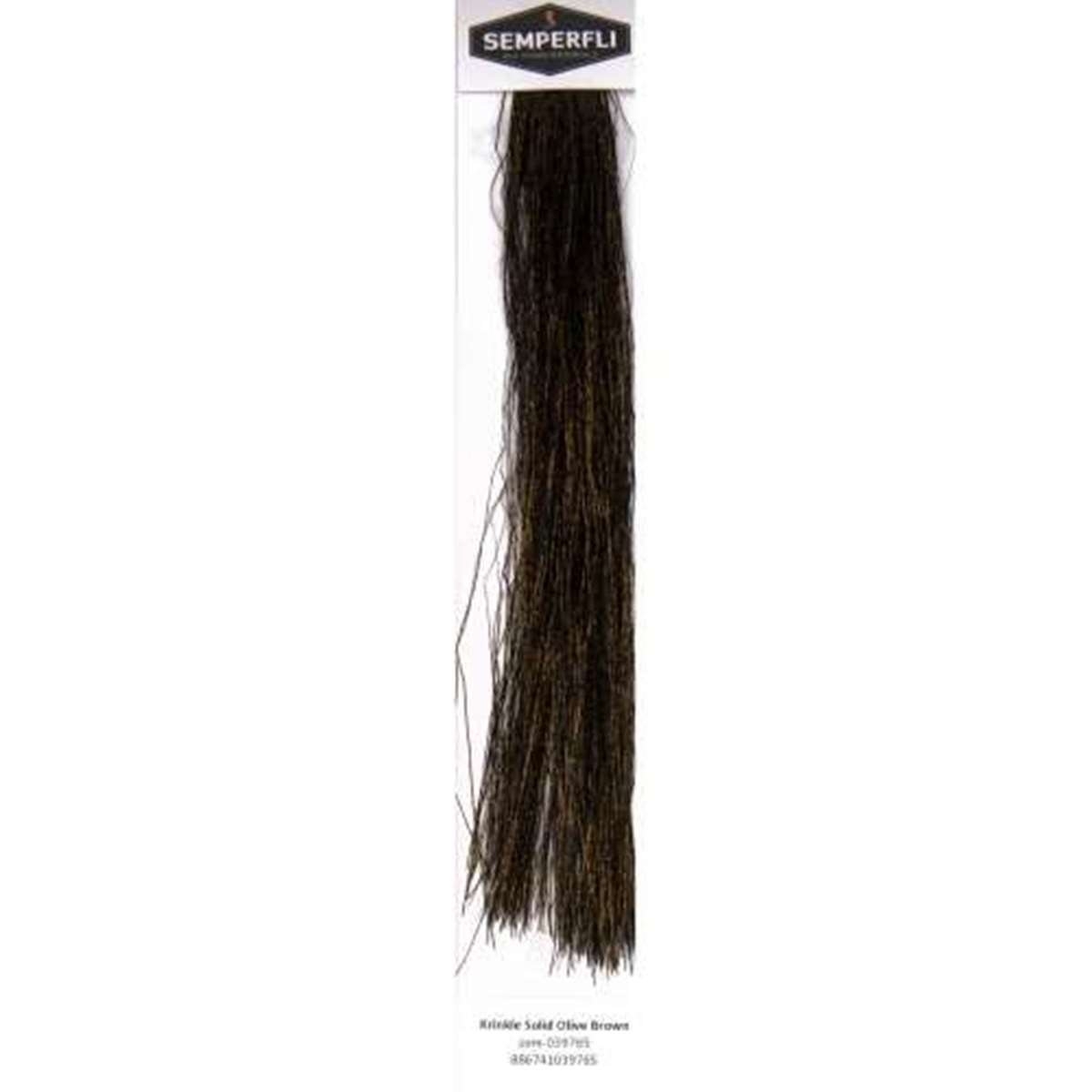Semperfli SemperFlash Fly Tying Krinkle Flash 25cm Olive Brown