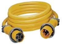 Hubbell CS754 3-Wire Shore Cord 75ft 100A 125/250V