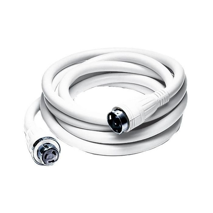 Hubbell HBL61CM52W 50A 250V 50 Foot White Shore Power Cable Set