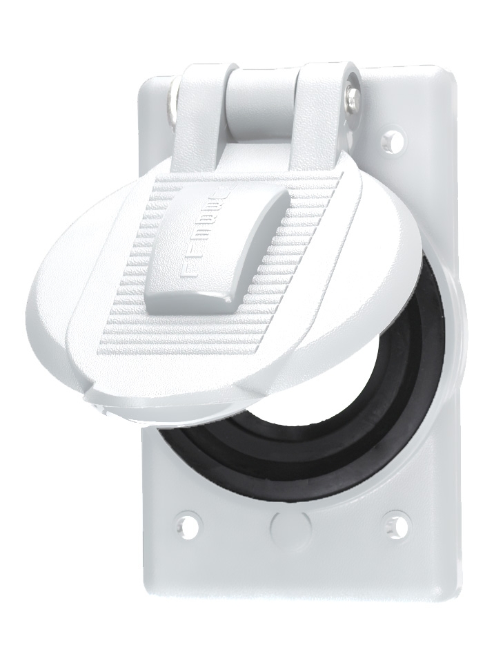 Hubbell HBL74CM25WOAW Weatherproof Cover for 26CM10 White