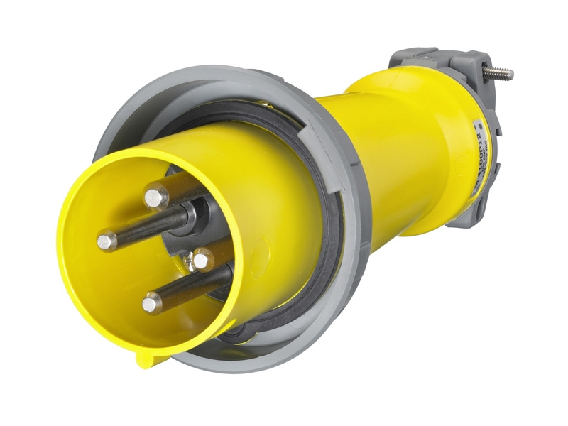 Hubbell M4100P12 Male Plug 100A 125/250V 