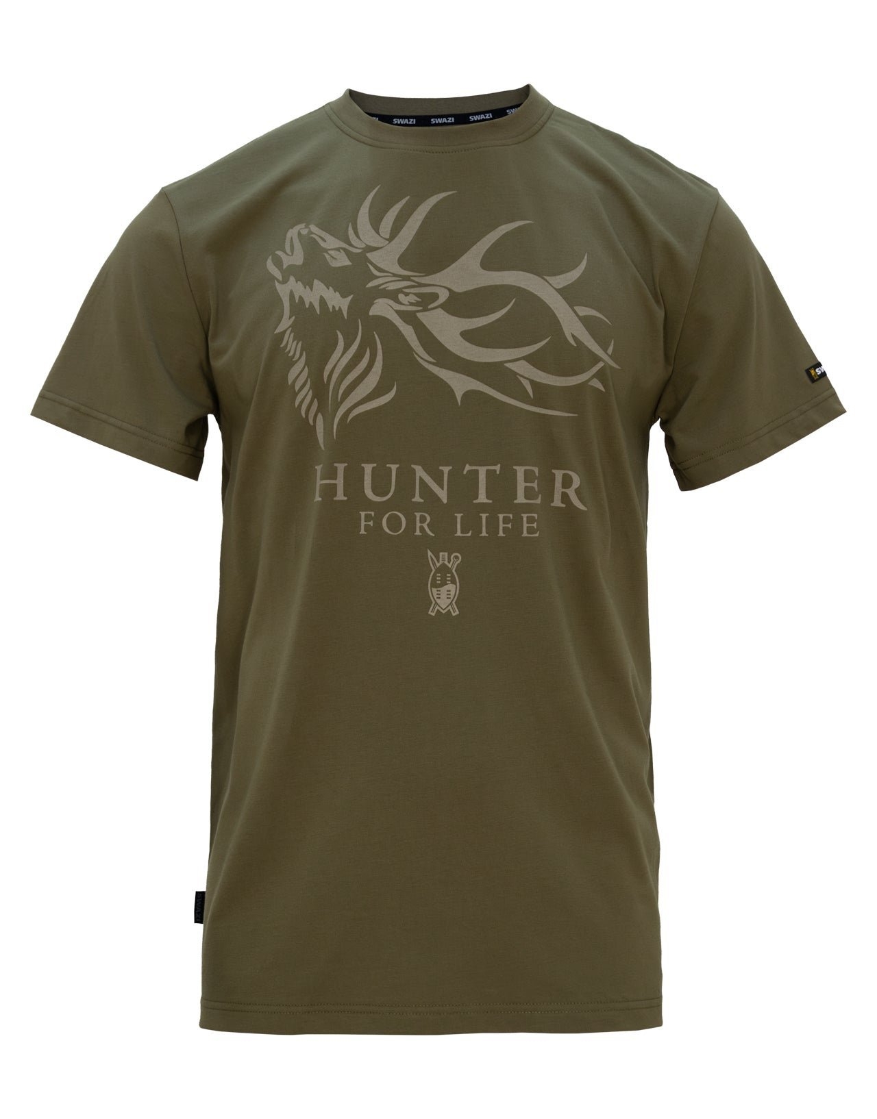 Swazi Hunter For Life Mens T-Shirt