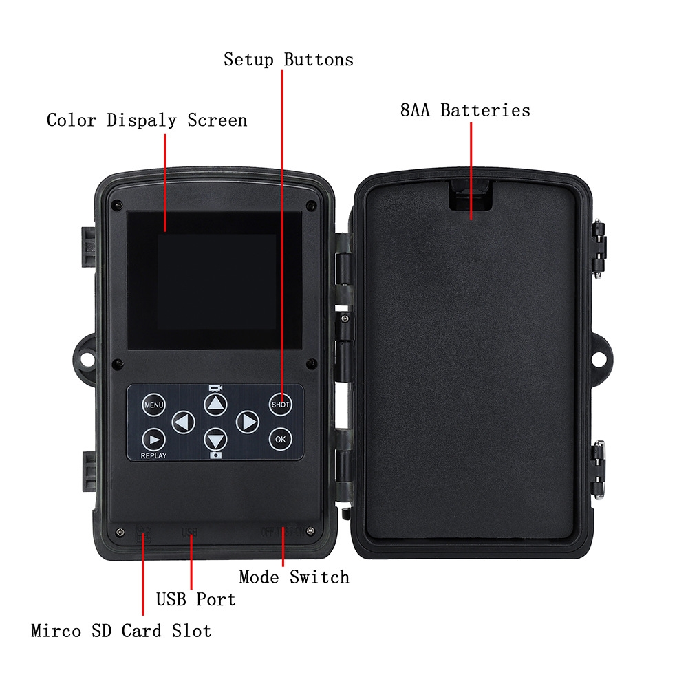 Urban Spec Waterproof Hunting Trail Camera 1080P