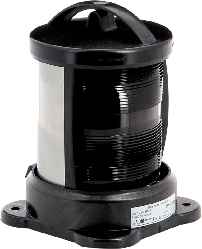 VETUS Stern Light Base Mounting with Black Coloured Housing Bulb Excl