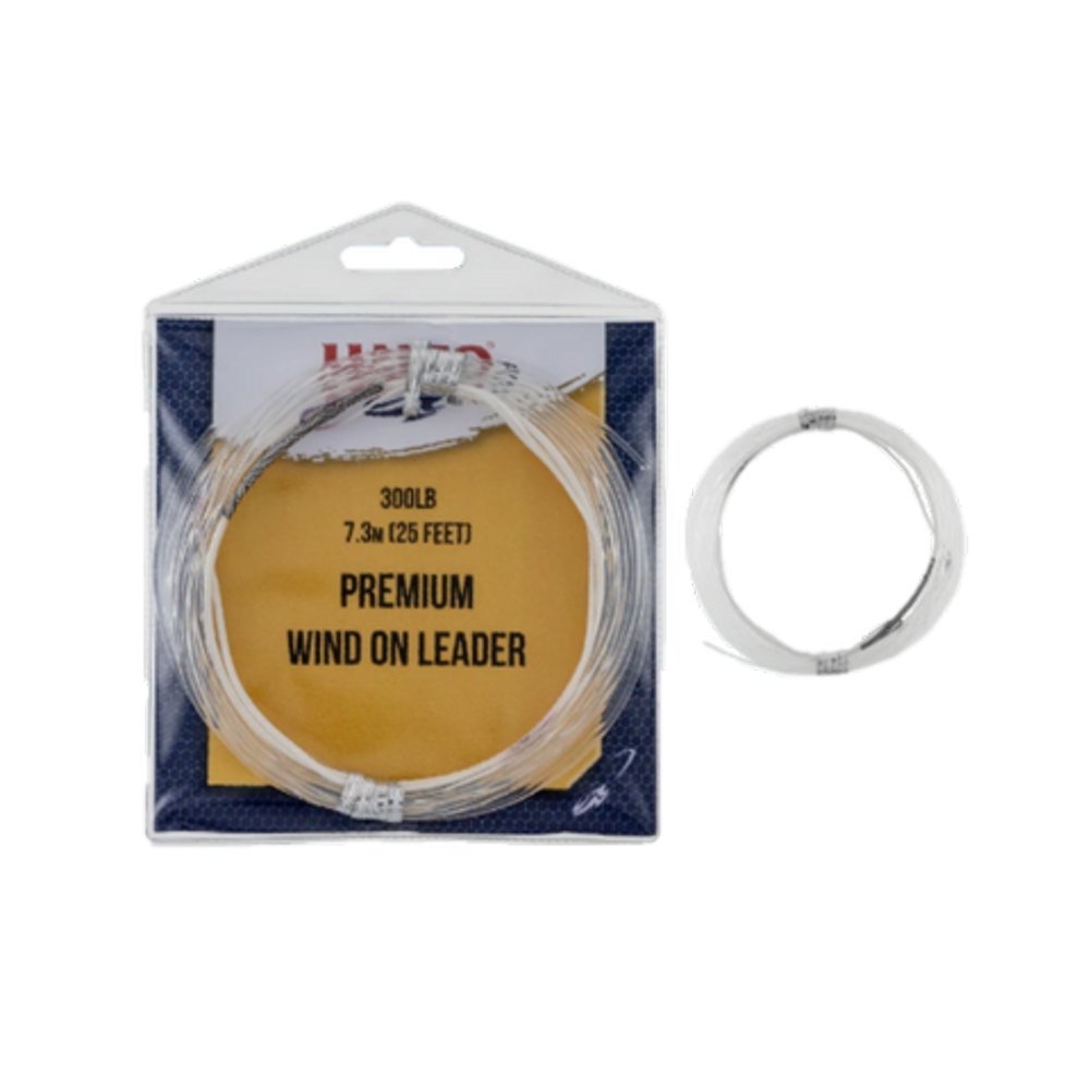 Halco Mono Wind-On Leader 60lb 15ft/4.6m