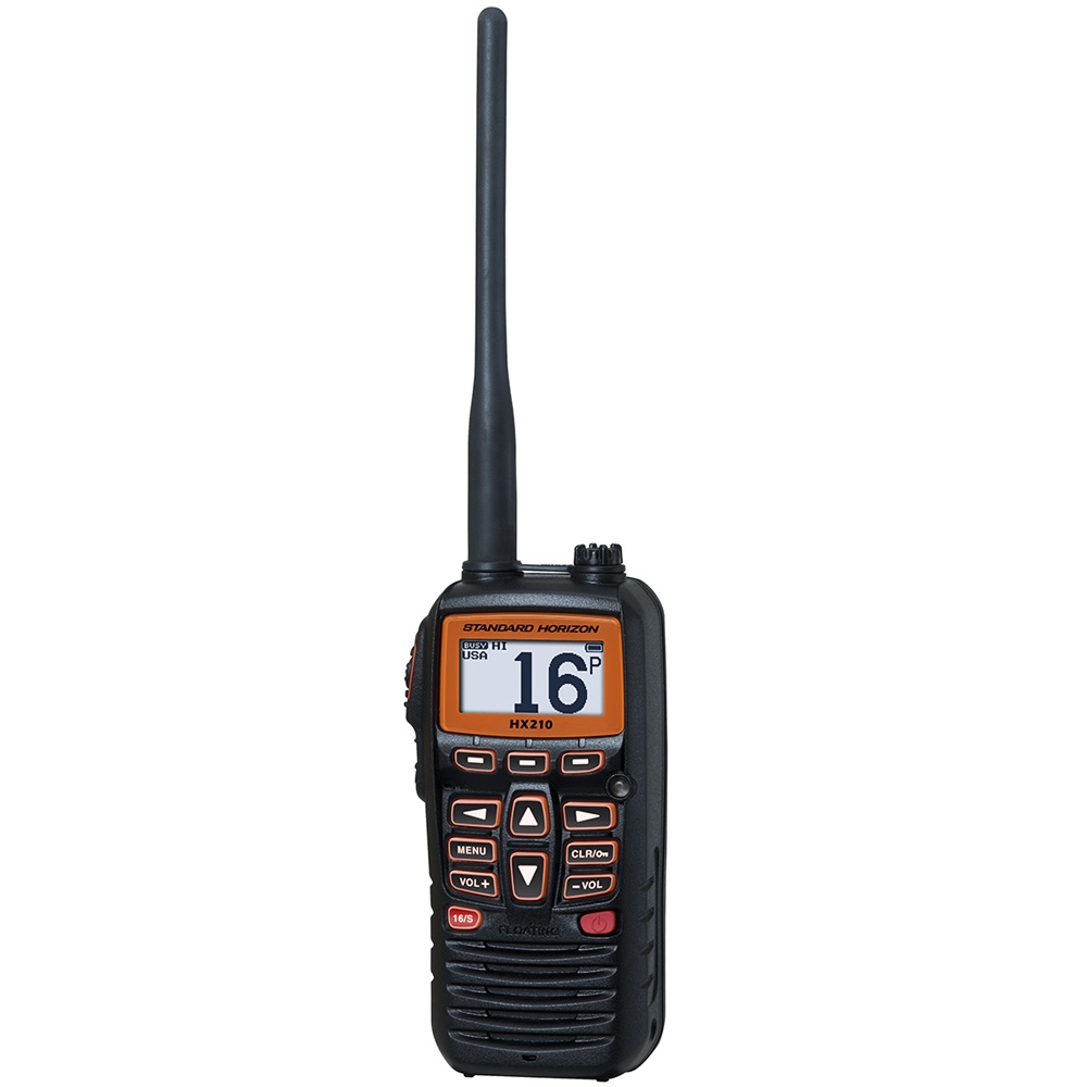 Standard Horizon HX210 Floating Handheld VHF Radio 6W
