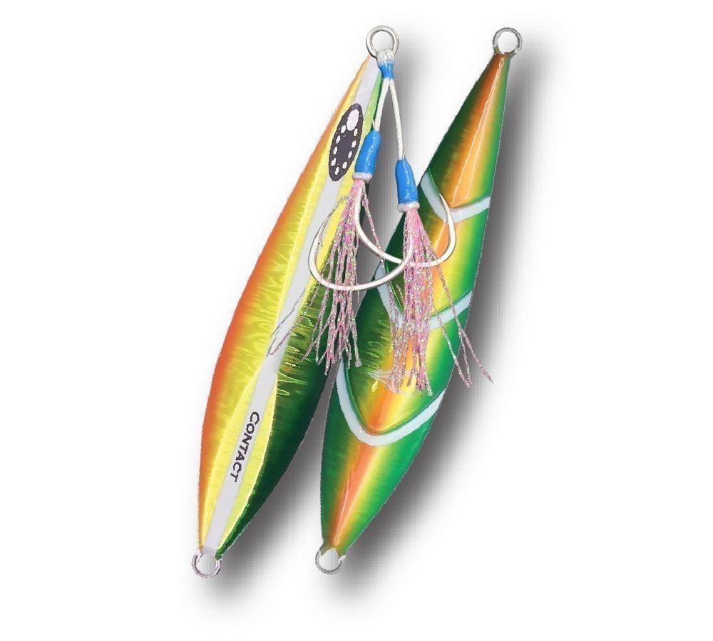 Ocean's Legacy Hybrid Contact Rigged Slow/High Pitch Jig 200g Green