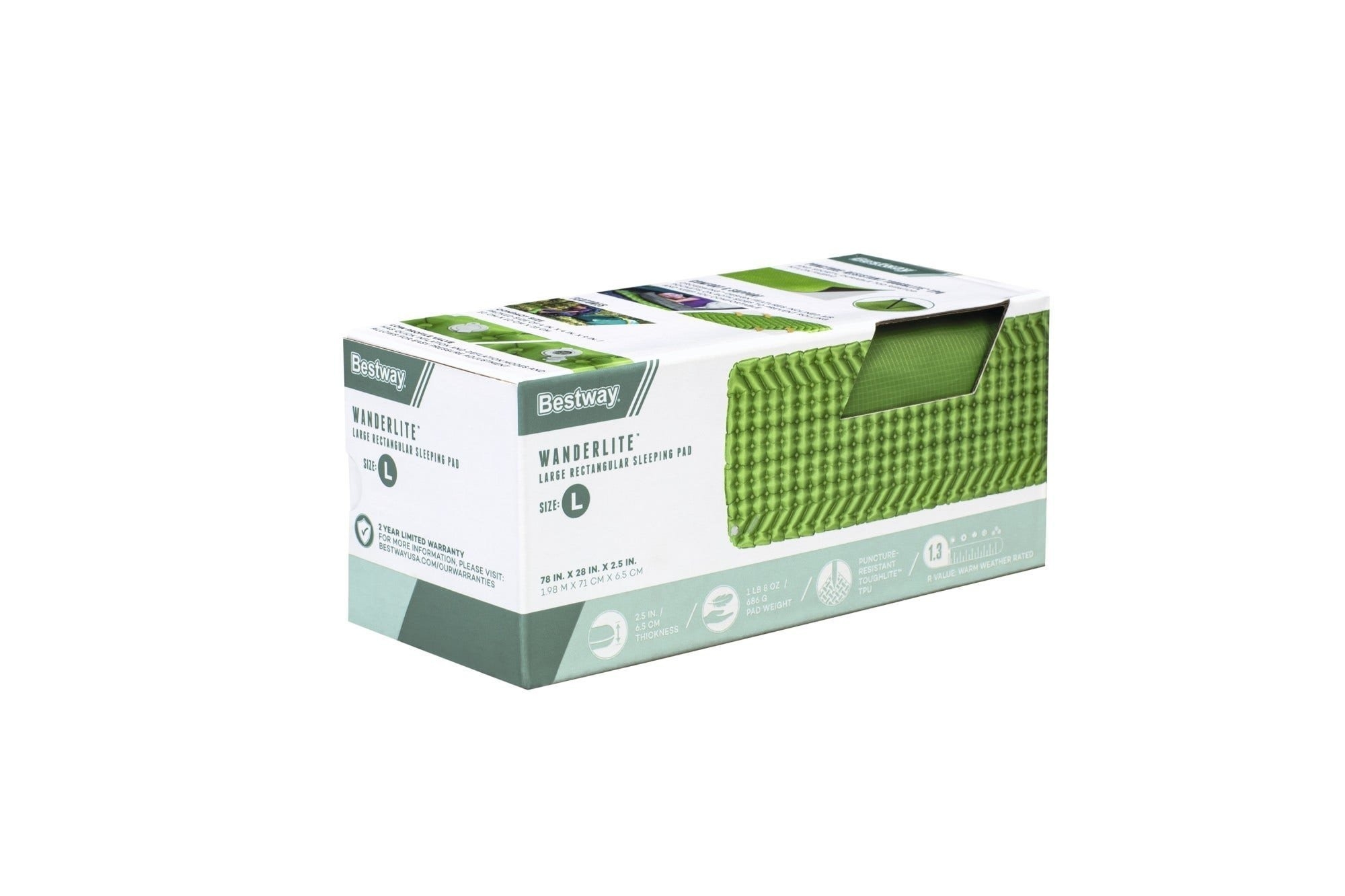 Bestway WanderLite Rectangular Sleeping Pad Large