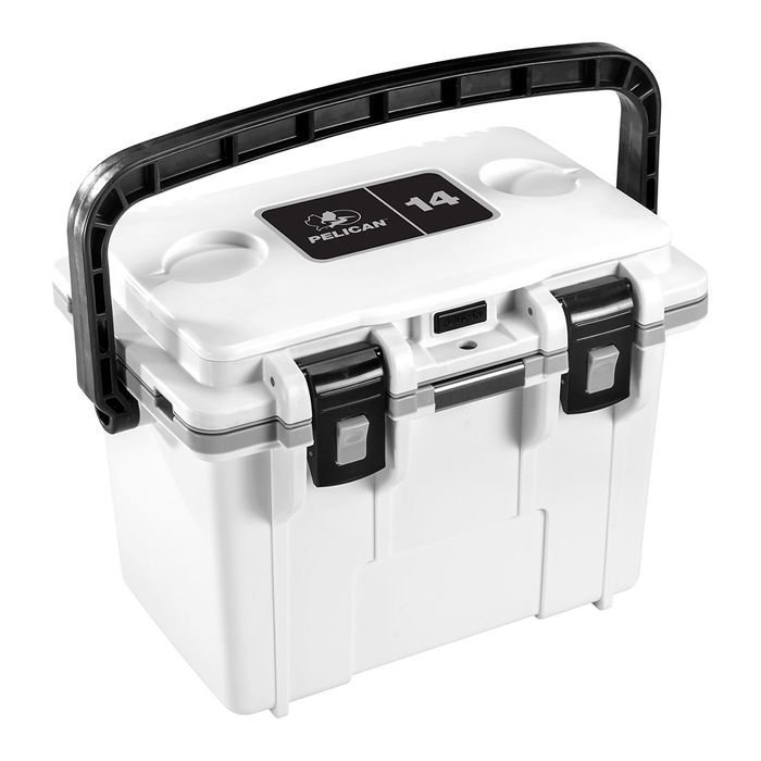 Pelican Personal Cooler 13.2L White Grey 