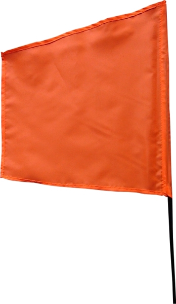 Seahorse Flag on Pole Orange