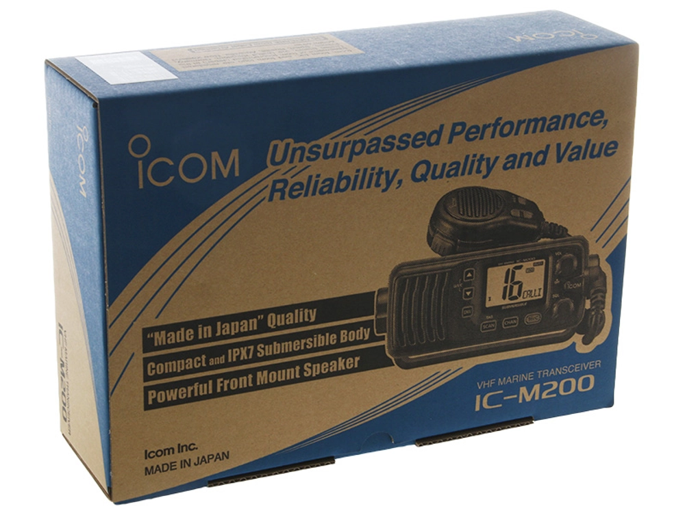 Icom IC-M200 Fixed Mount Marine VHF Radio Icom IC-M200 Fixed Mount Marine VHF Radio