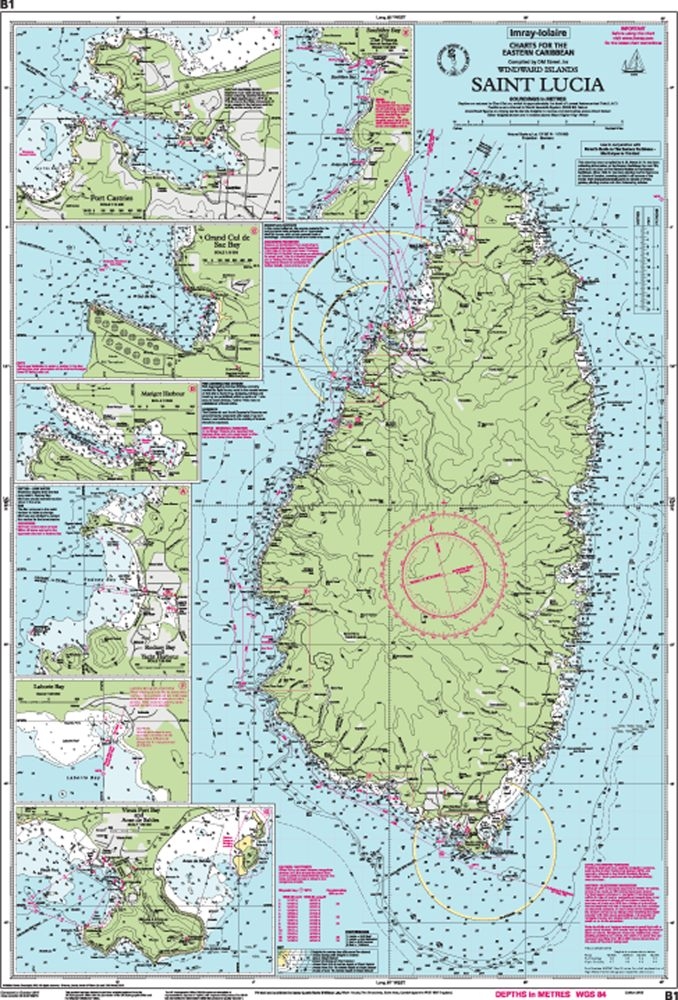 Imray St. Lucia Chart