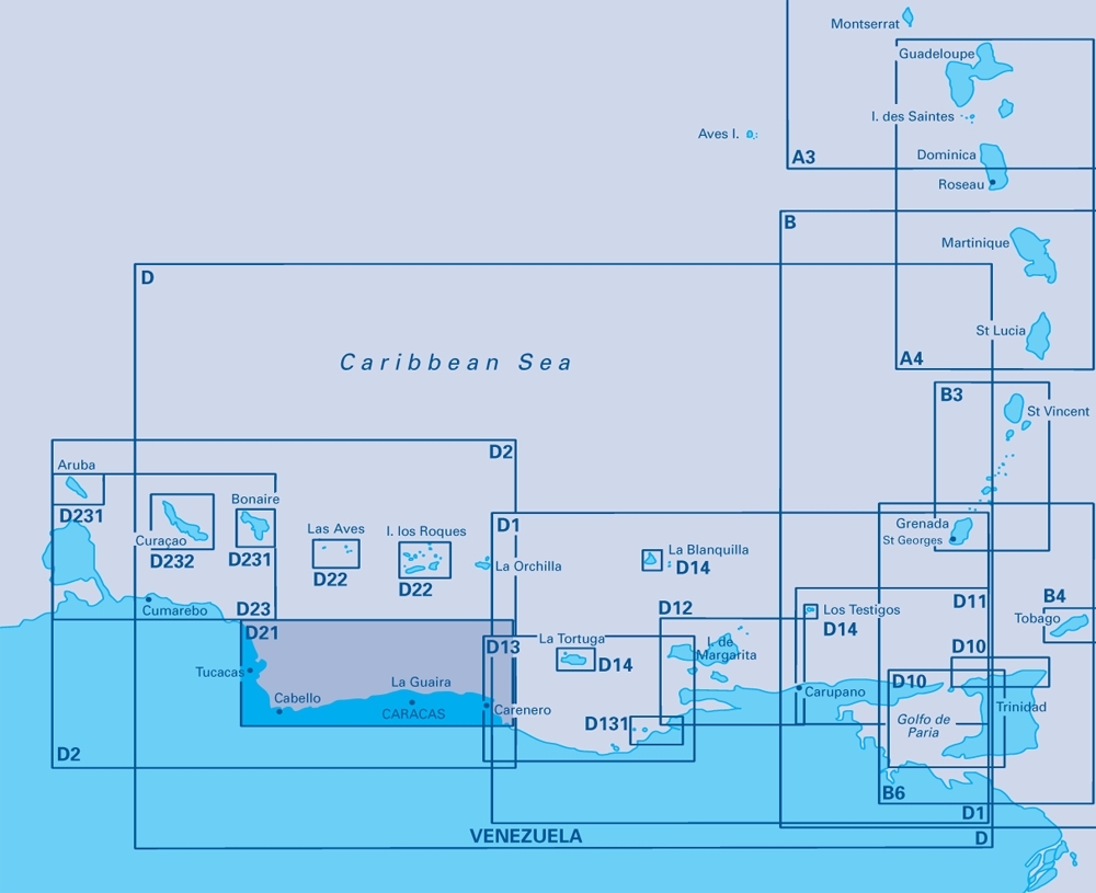 Imray Carenero to Punta San Juan Chart