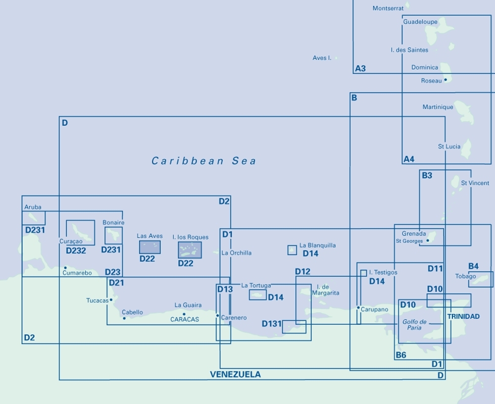 Imray Isla Los Roques Chart