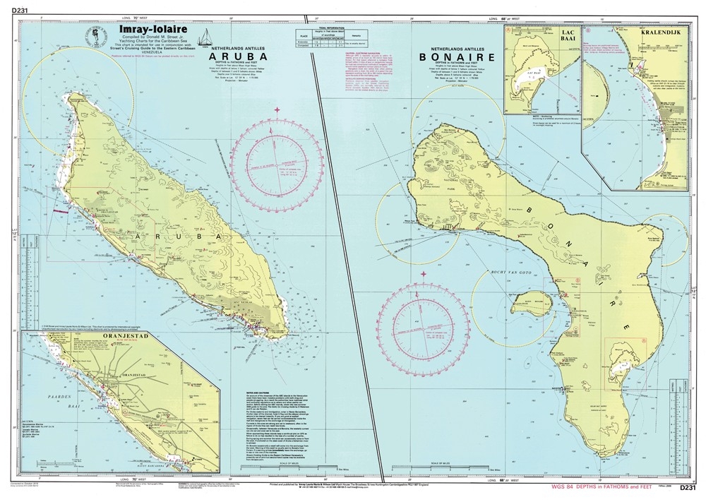 Imray Bonaire and Aruba Chart