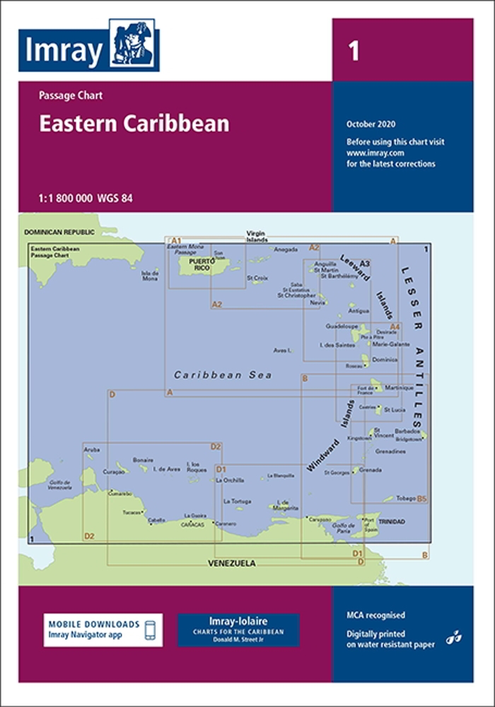 Imray Eastern Caribbean General Chart