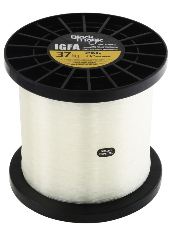 Black Magic IGFA Clear Line Bulk Spool 37kg 3340m - 2kg