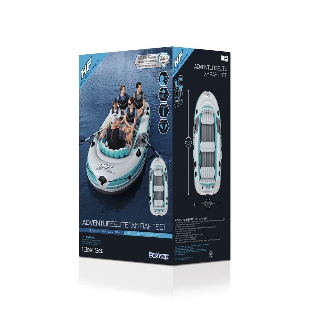 Hydro-Force Adventure Elite X5 Inflatable Raft Set 3.6m