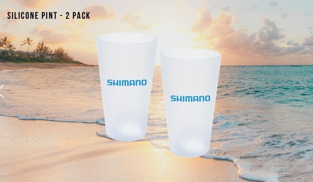 Shimano Unbreakable Silicone Pint 2-Pack