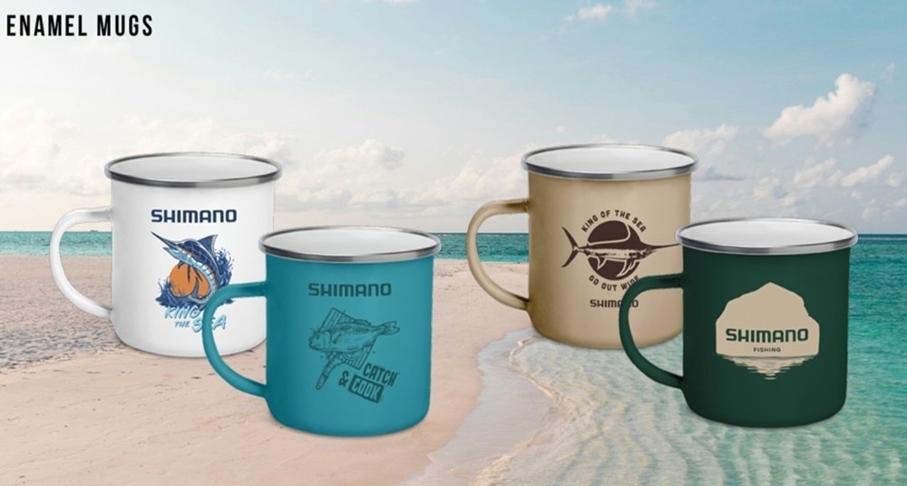 Shimano Enamel Mug Coastal 2-Pack