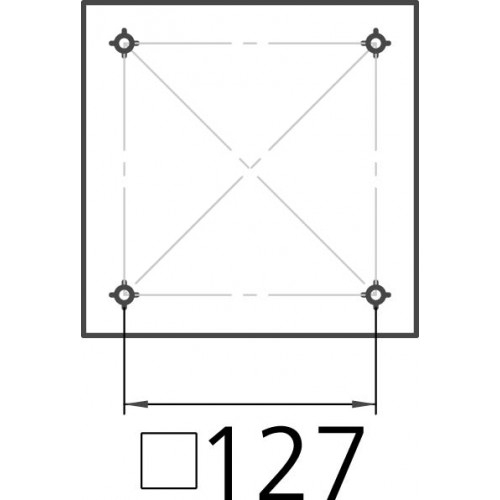 V-Quipment Quick Positioning Fixed Height Pedestal Leg with Threaded Connection Base 38cm