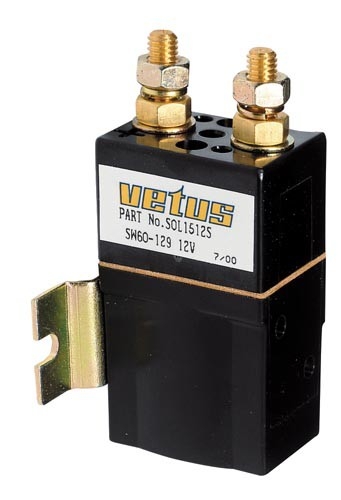 VETUS Single Relay 12V 1500 Watt M6 Terminals