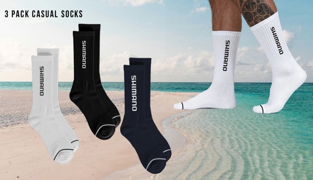 Shimano Casual Socks 3-Pack US12-14
