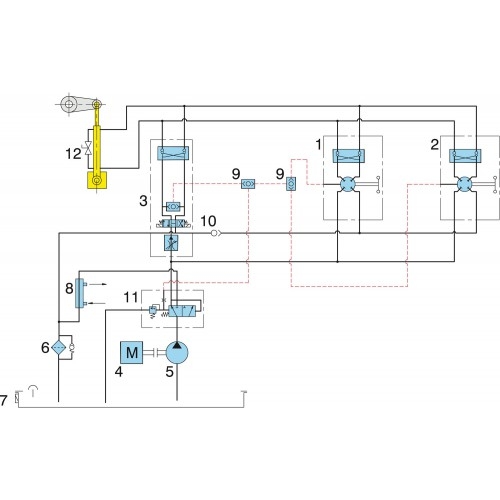 VETUS Hydraulic Power Steering 75 cc/rev for Cylinders up to MTC175