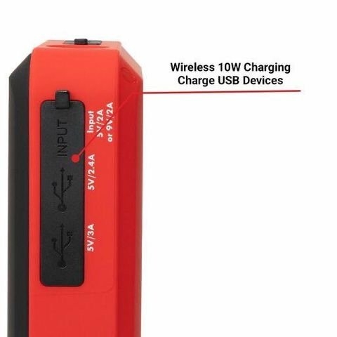 Schumacher SL473 Water-Resistant Lithium Ion Jump Starter/Power Bank 12V 1500A