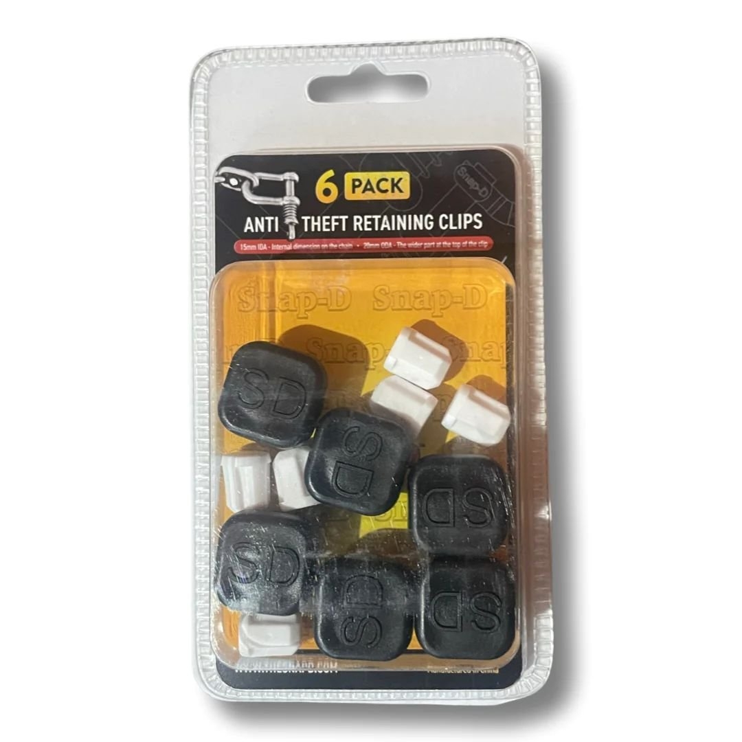 Snap-D Anti-Theft Retaining Clips 6-Pack