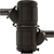 VETUS HD Rotatable Waterlock/Muffler Type NLP for 90mm Hose 10L Black