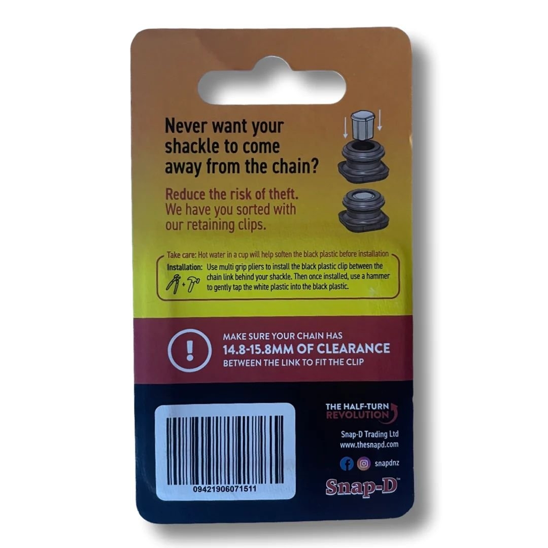Snap-D Anti-Theft Retaining Clips 2-Pack