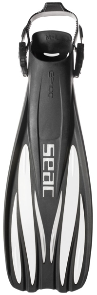Seac GP100 Scuba Dive Fins White S/M