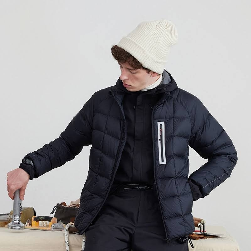 Naturehike Air Goose Down Puffer Jacket Black Medium