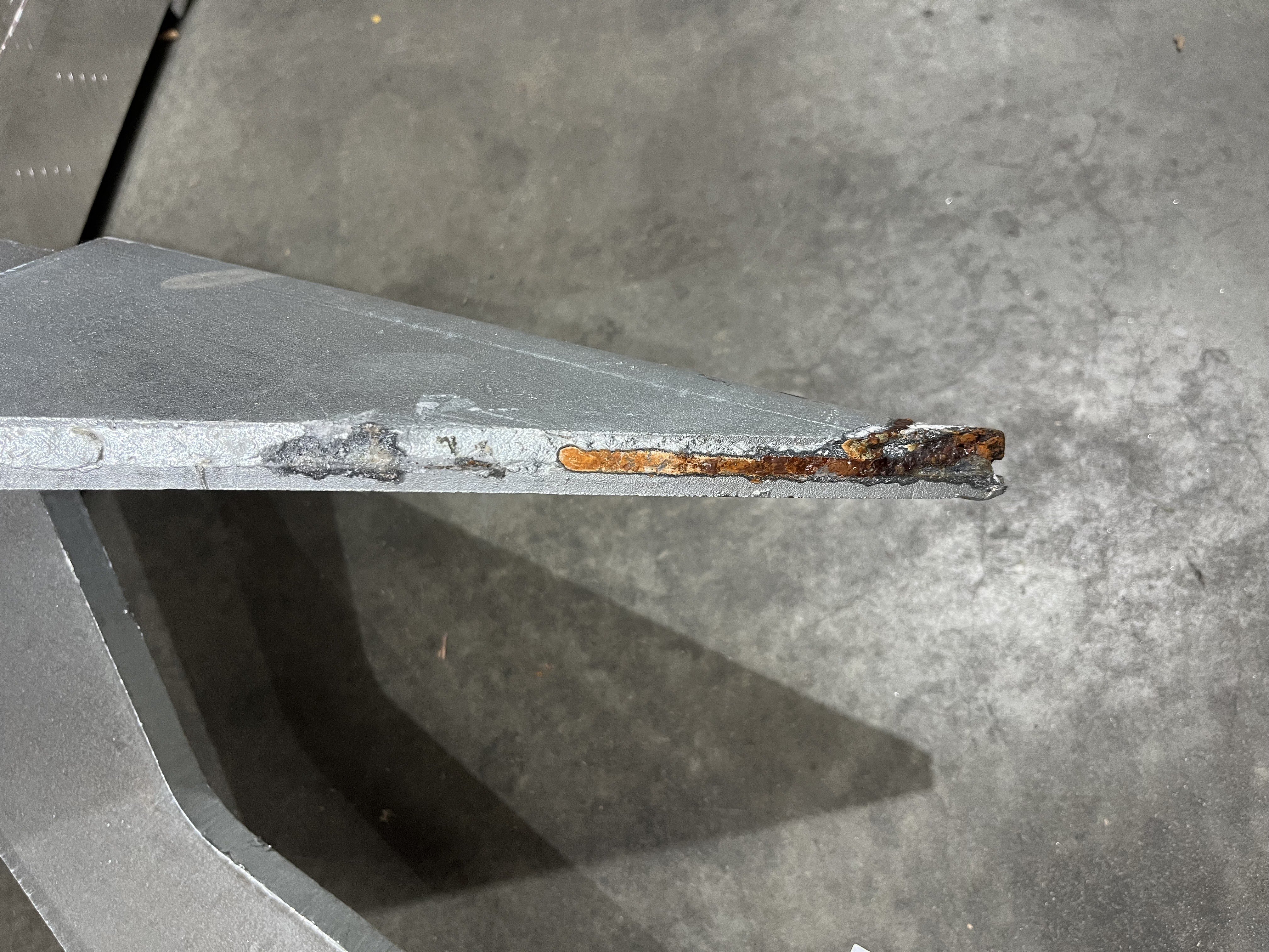 Hot-Dip Galvanised Shovel Anchor 20kg - surface rust