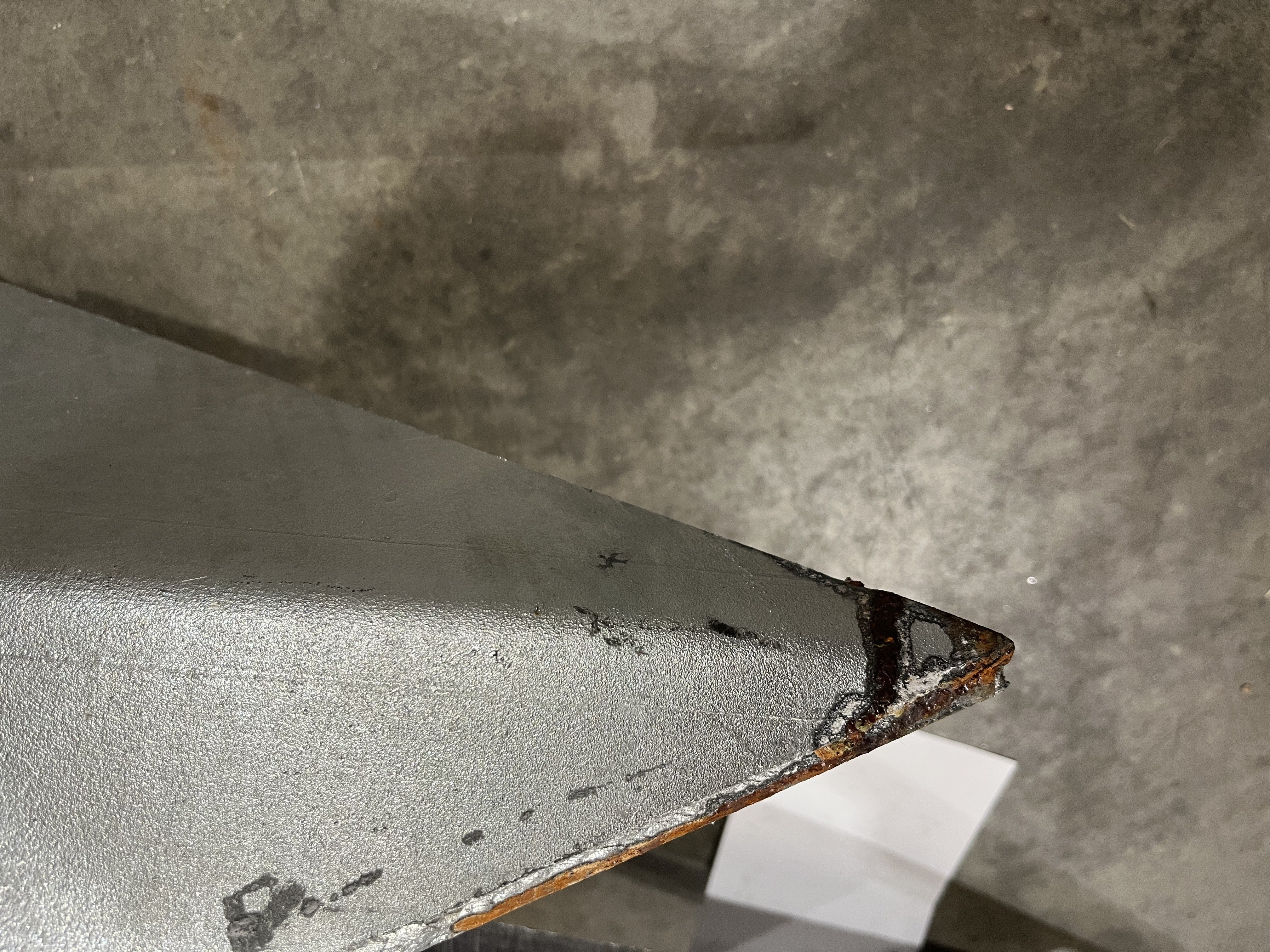 Hot-Dip Galvanised Shovel Anchor 20kg - surface rust