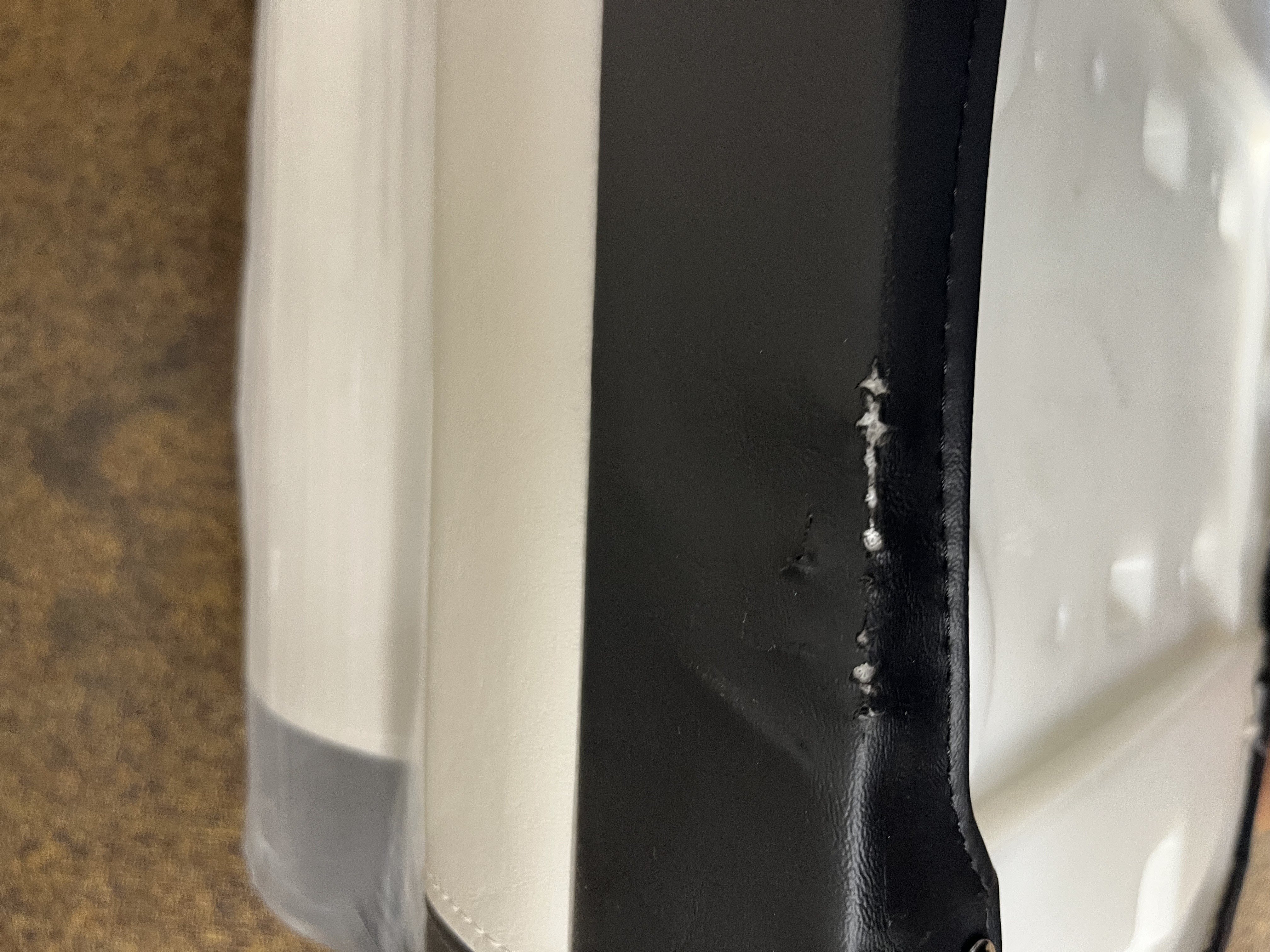 BLA High Back Captain's Seat Black with Grey Trim - Damaged