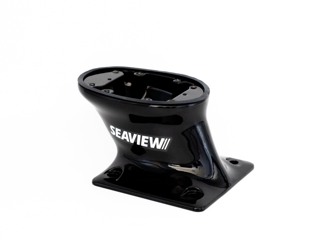 Seaview PMA57M1BLK Aft Leaning Modular Radar Mount Black 12cm