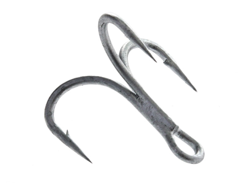 Mustad Dura Steel 36330NP-DS 4X Treble Hook Strong 1/0 Qty 6
