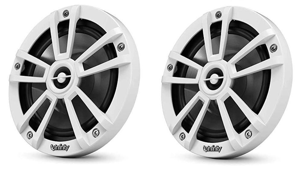 Infinity INF622MWB Speaker Pair 6.5in White No Wire No Screws Infinity INF622MWB Speaker Pair 6.5in White No Wire No Screws
