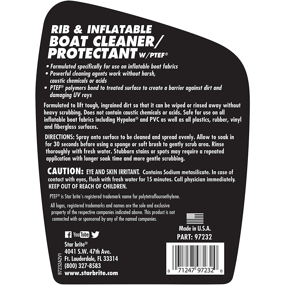 Star Brite Rib and Inflatable Boat Cleaner Spray 946ml