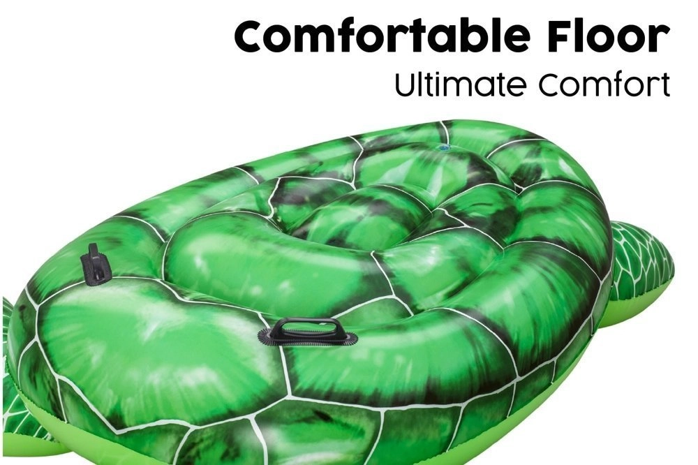 Bestway Tidal Turtle Ride-On Inflatable Pool Float 153cm - Kids Water ...