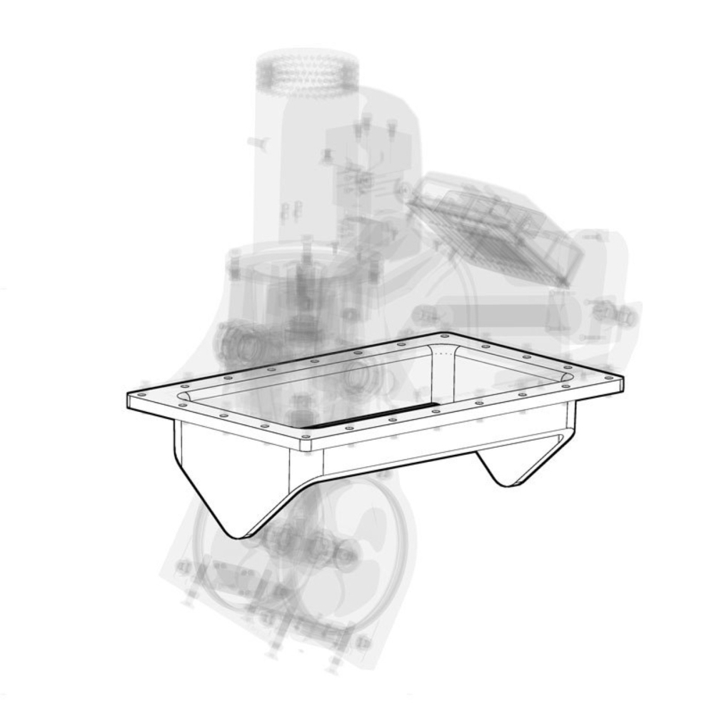 Side-Power Mould In Frame For Diameter 185mm Retractable Thrusters