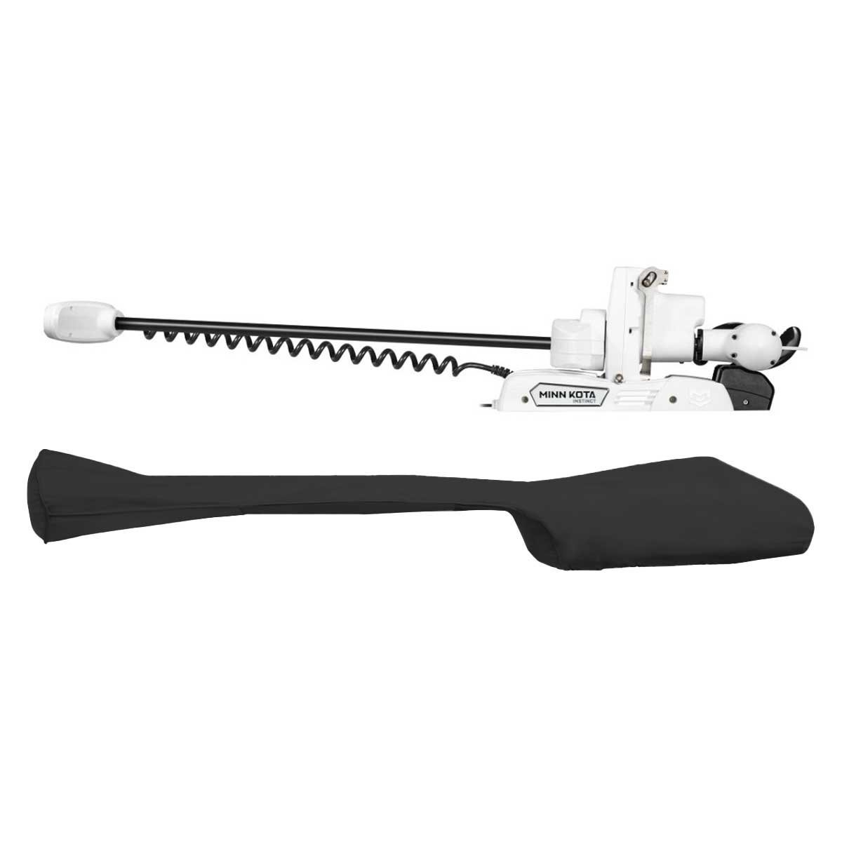 Oceansouth UPF50 Trolling Motor Cover for Minn Kota Riptide Instinct Quest 100in Black