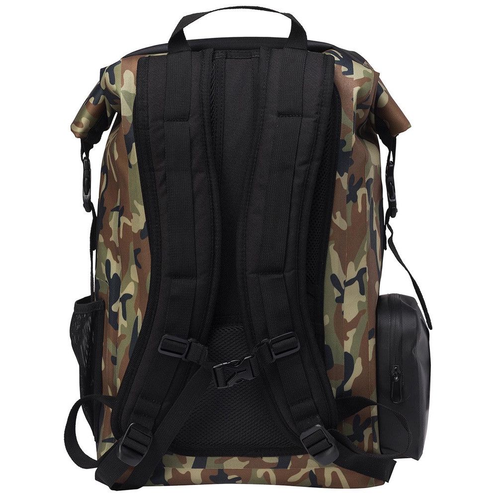 Icey-Tek Roll-Top Dry Insulated Cooler Backpack 25L Camo