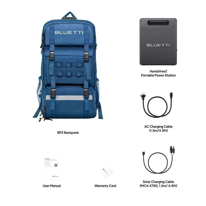 BLUETTI Handsfree 2 Power Station Backpack