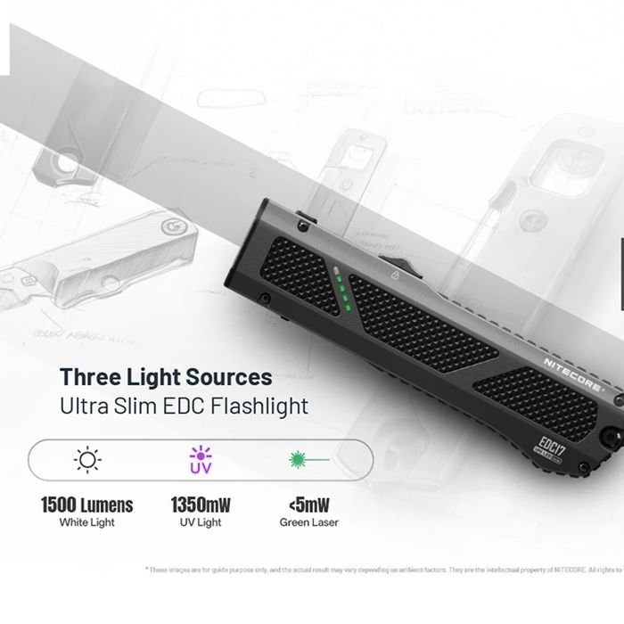NITECORE EDC17 EDC Flashlight 1500 Lumen