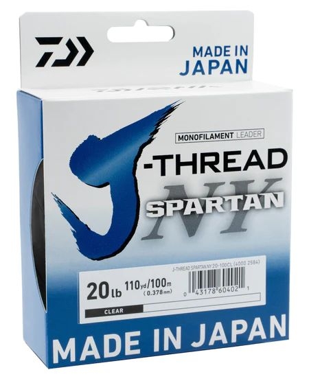 Daiwa J-Thread Spartan NY Monofilament Leader White