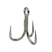 Mustad JL73NP-TS Jaw Lok In-Line Treble Hook 3X Strong #1 Qty 6 Thumbnail Mustad JL73NP-TS Jaw Lok In-Line Treble Hook 3X Strong #1 Qty 6